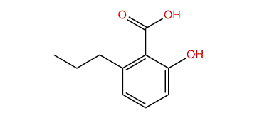 2-Hydroxy-6-propylbenzoic acid